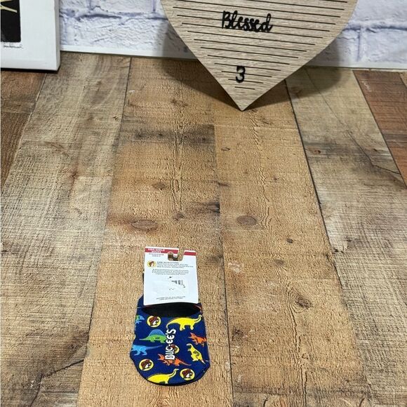 Buc-ee's Kids Socks Blue Dinosaur Socks - Picture 3 of 6